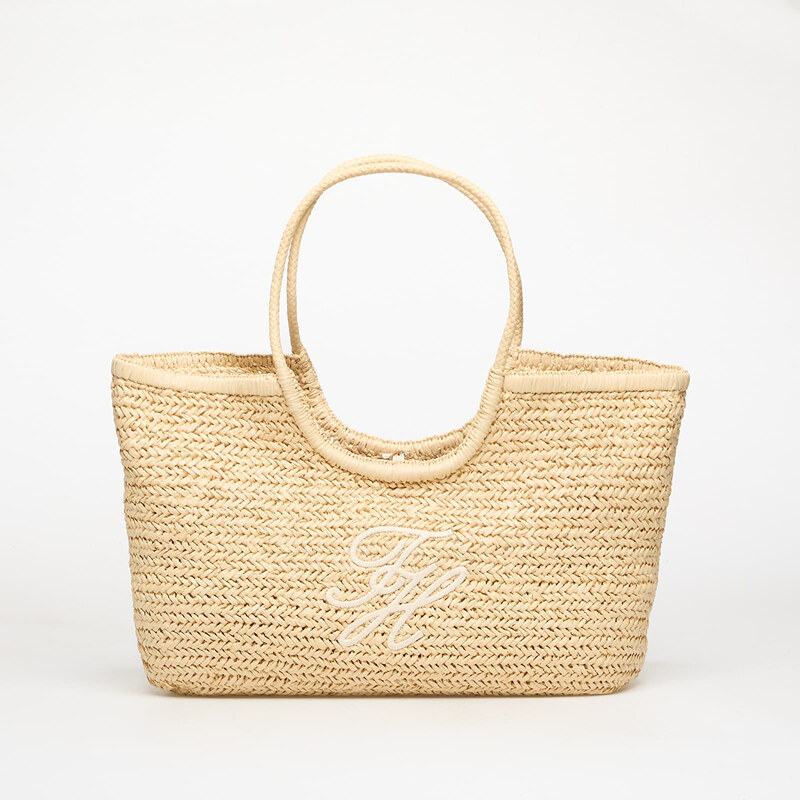 Tommy Hilfiger Elevated Summer Tote Raffia Beige Universal 68324017
