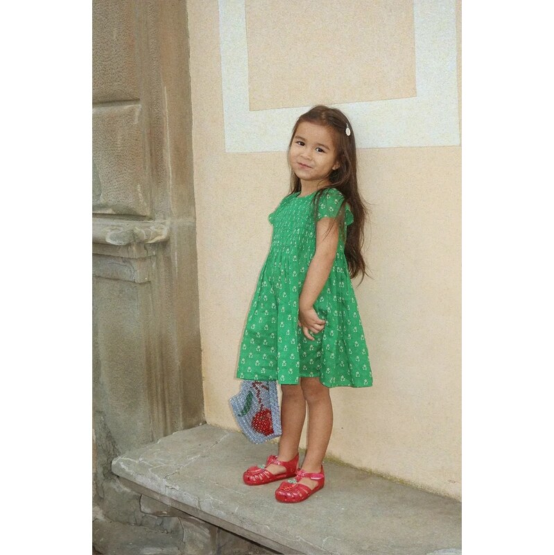 Dievčenské bavlnené šaty Konges Sløjd CAMI SMOCK DRESS GOTS 68323968