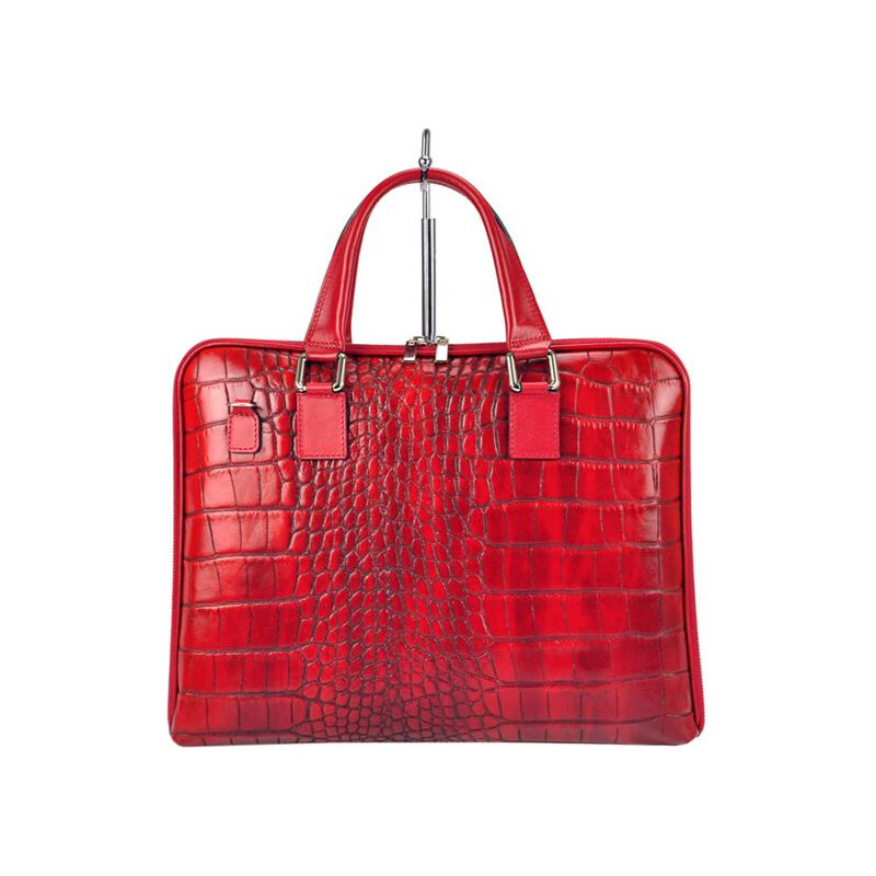 Gregorio Dámska kožená aktovka Marion červená 15399816