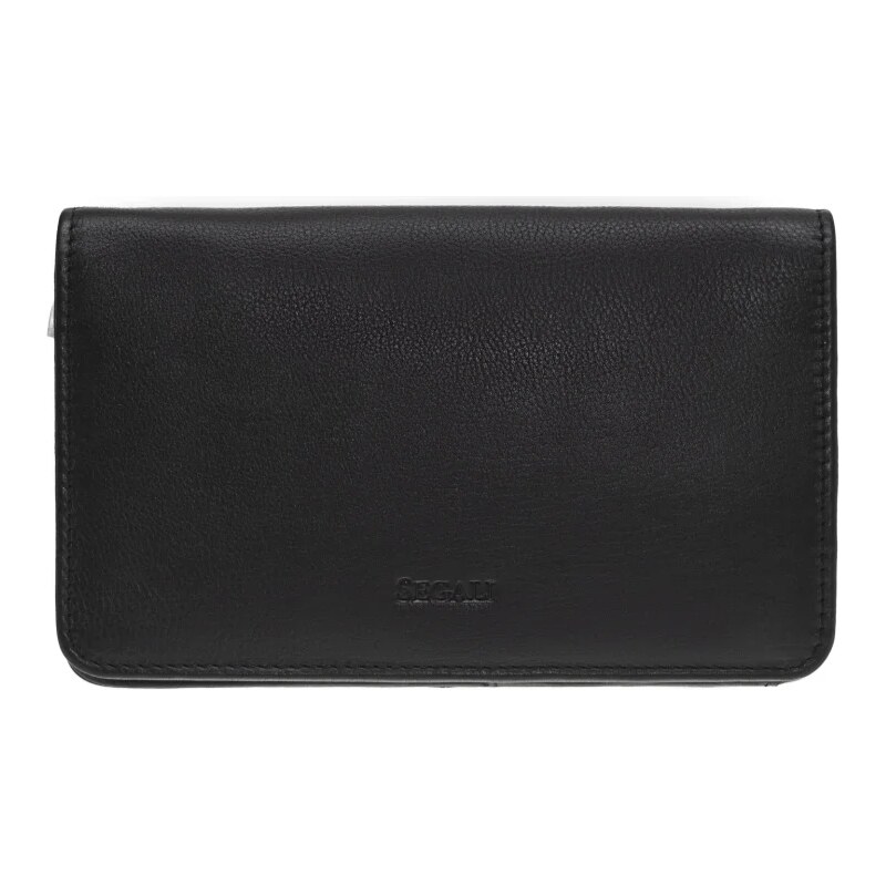 SEGALI Pánska kožená etue (dokladovka) SG-27003 čierna 47271741