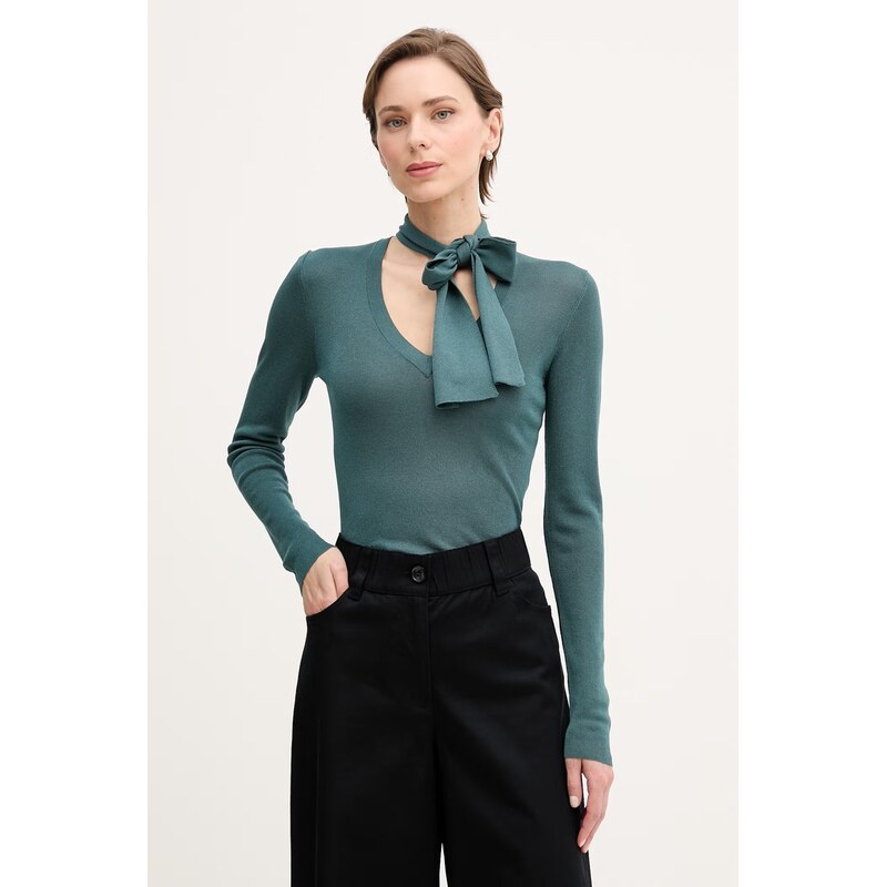 Sisley sveter dámsky s lyocellom 68324475