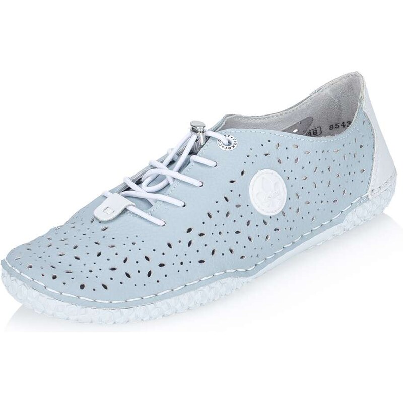 Dámske poltopánky RIEKER 43656-12 modrá S6 68325583