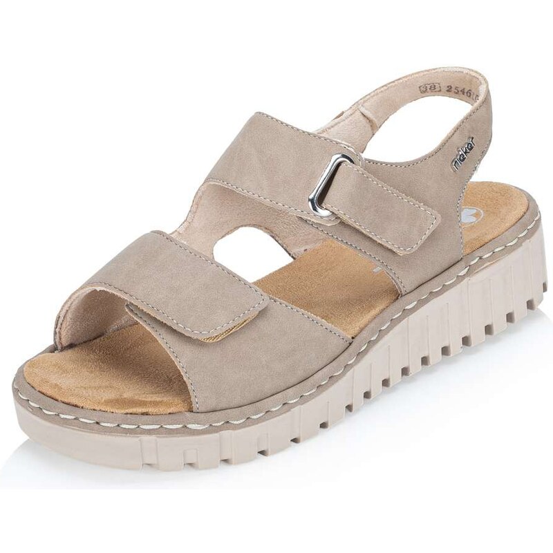 E-shop Dámske sandále RIEKER V1382-64 béžová S6