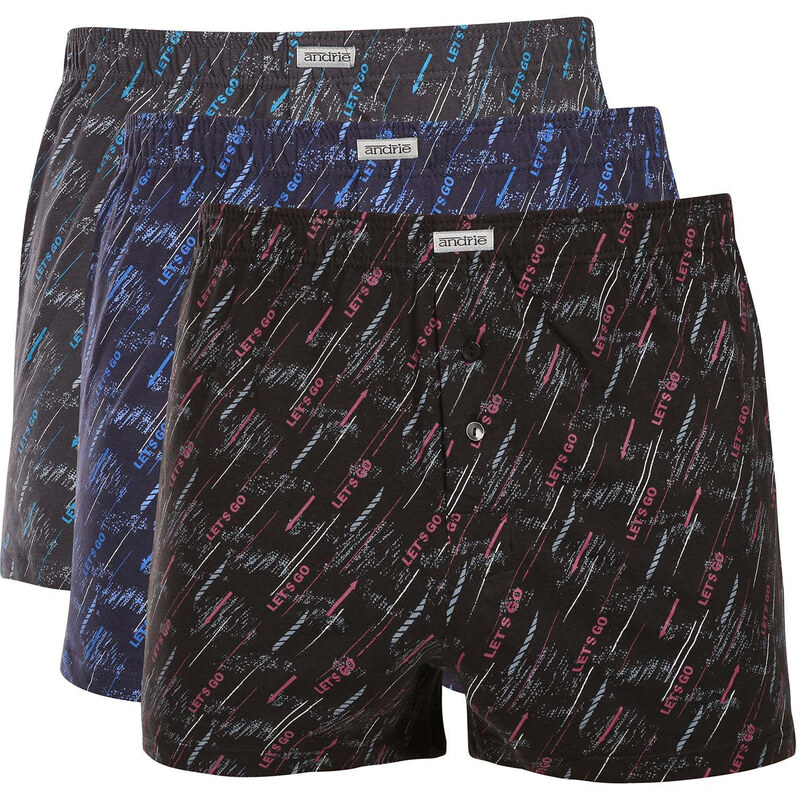 3PACK pánske trenky Andrie viacfarebné (PS 5890) 68325733