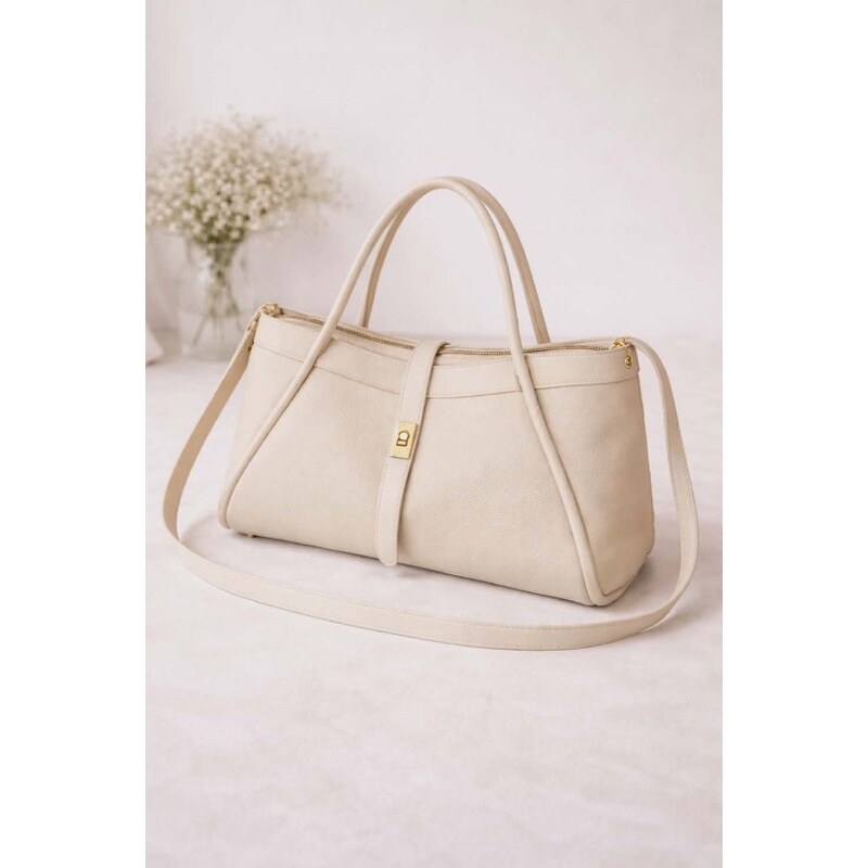 Laura Biaggi kožená Shopper kabelka na zip TS66-6575 69034346