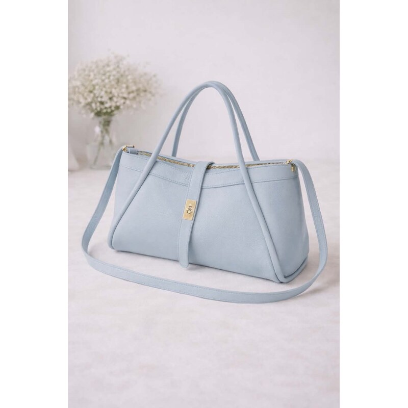 Laura Biaggi kožená Shopper kabelka na zip TS66-6800 68326290