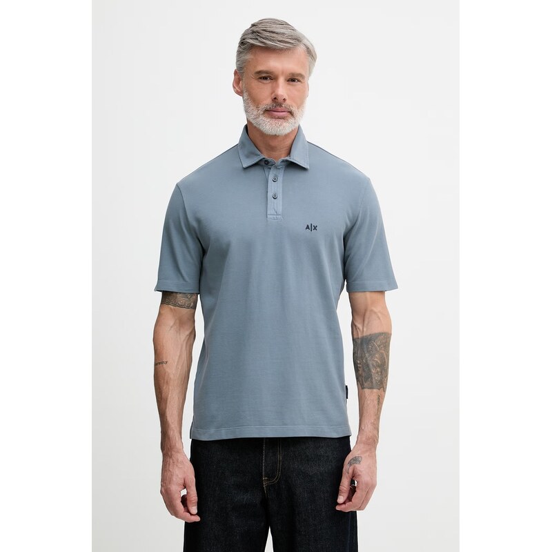 Armani Exchange polo tričko pánske bavlnené 68325798