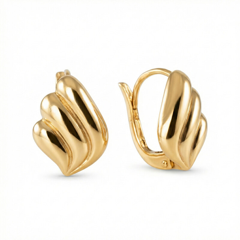 Soliter Pôvabné pozlátené náušnice 431 001 02654 05 68327102