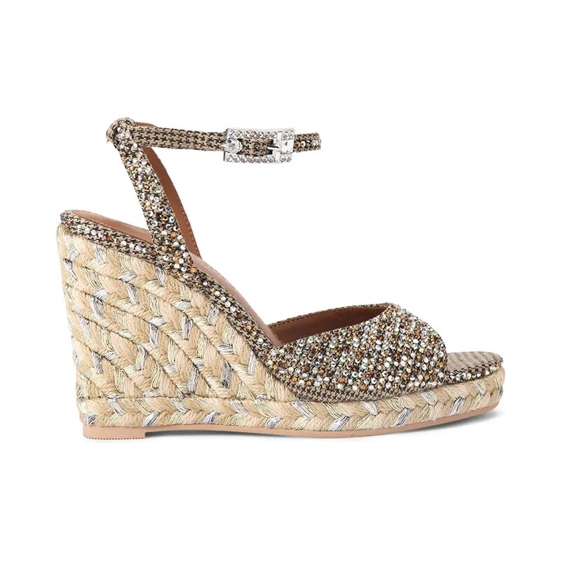 Kurt Geiger London sandále na platforme po celej dĺžke Espadrille 68263330