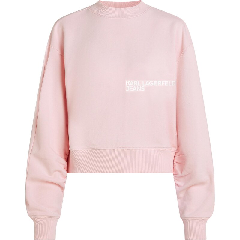 KARL LAGERFELD JEANS Mikina ružová / biela 67362124