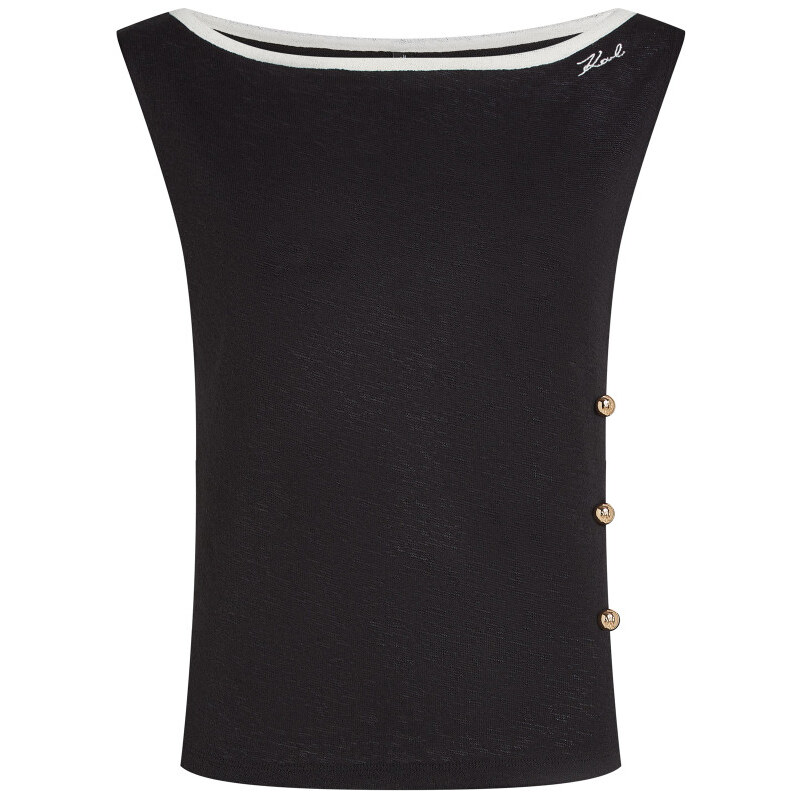 PLÁŽOVÉ OBLEČENIE KARL LAGERFELD SIGNATURE VEST 68328612