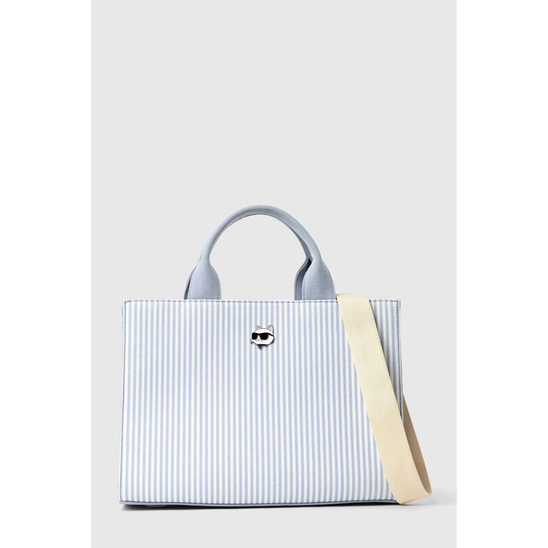 KABELKA KARL LAGERFELD IKON STRIPE CHOUP SQ MD TOTE 68328613