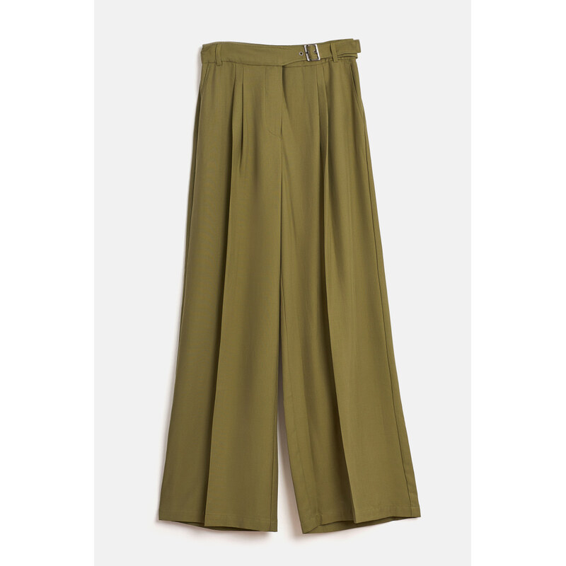 NOHAVICE KARL LAGERFELD BELT DETAIL DAILY PANTS 68328573