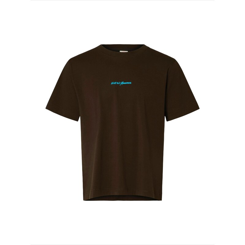 SELECTED Tričko SLHElias piesková / svetlomodrá / tmavohnedá / biela 68382690