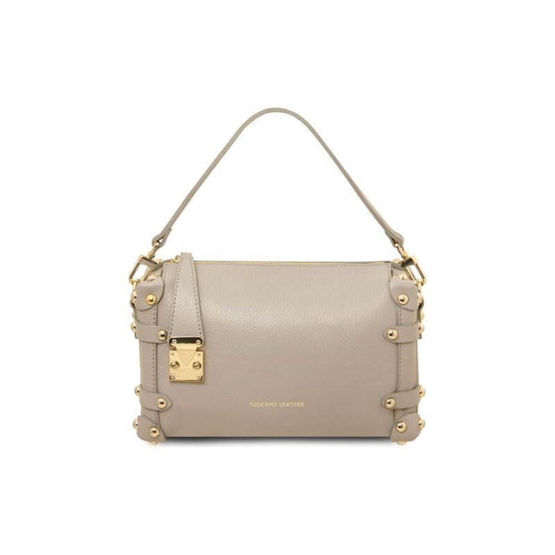 Mäkká kožená kabelka Praline Tuscany Leather 68336875