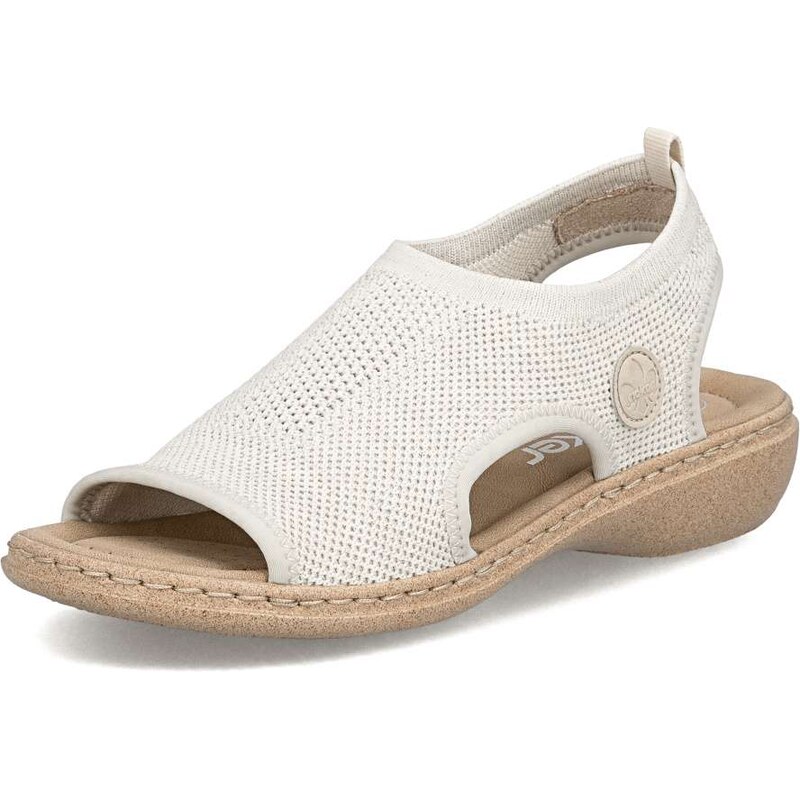 E-shop Dámske sandále RIEKER 61851-60 béžová S6