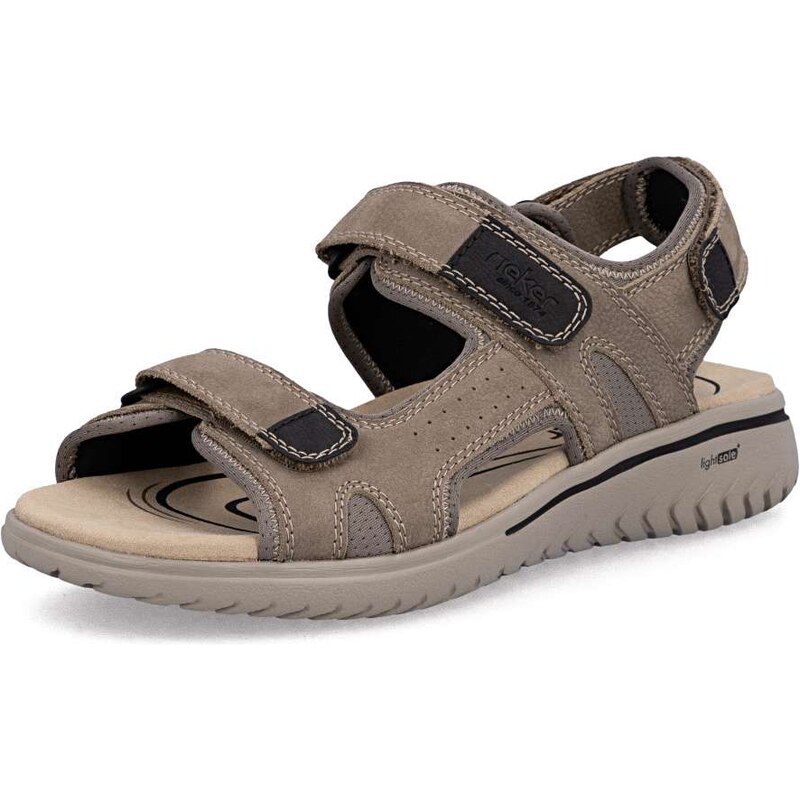 Pánske sandále RIEKER 26450-25 hnedá S6 68344676