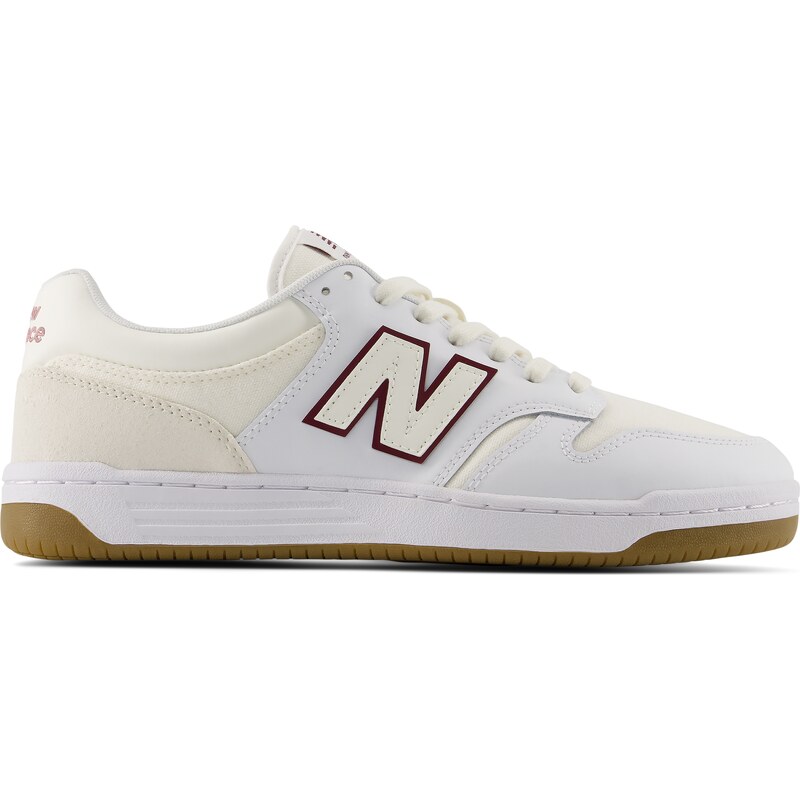 Unisex topánky New Balance U480P1BB – biele 68436915
