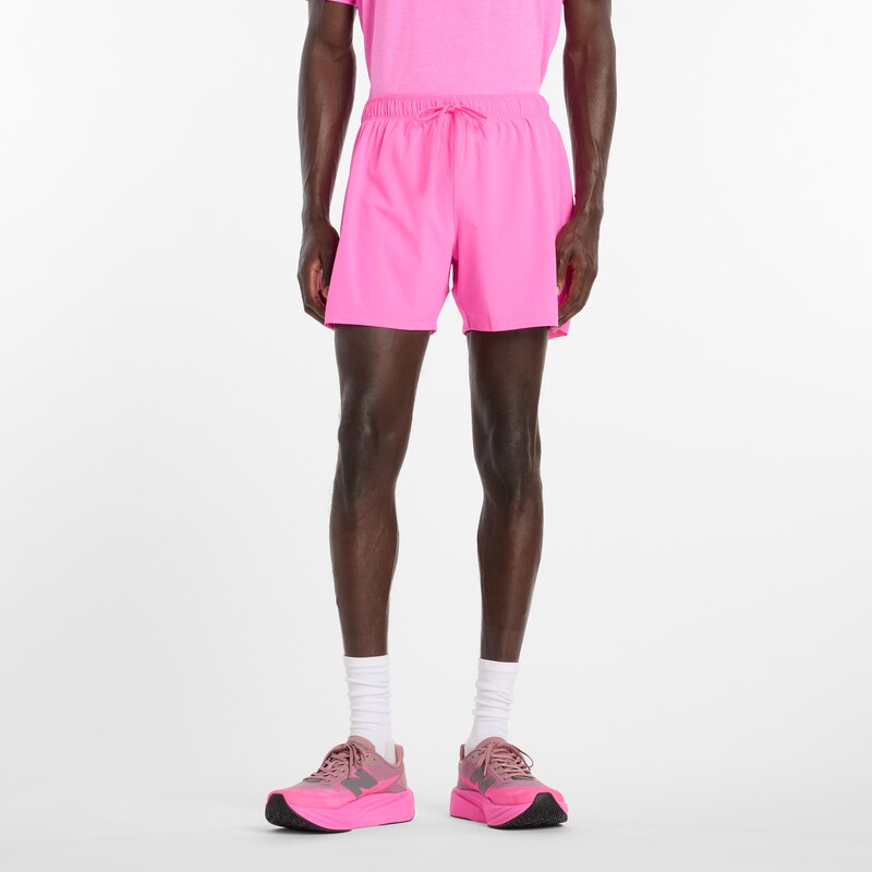 Pánske šortky New Balance MS41286AAB – ružové 68436919