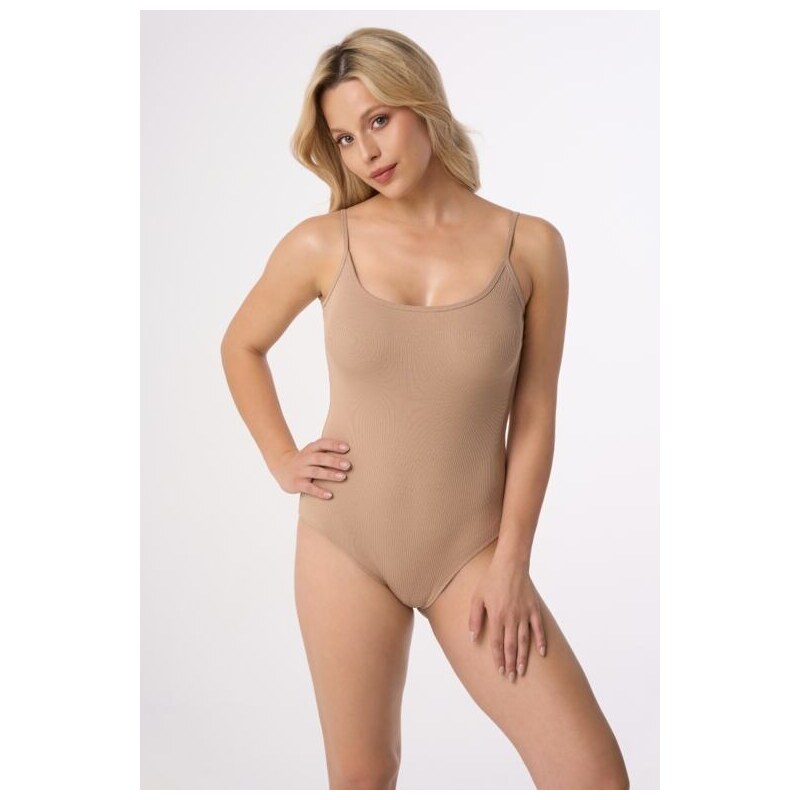 Babell Bavlnené body Tia béžové na ramienka 68361824