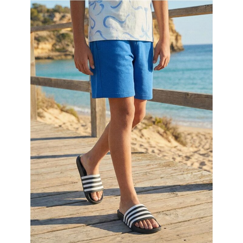 Sinsay - Bavlnené šortky - modrá 68361950