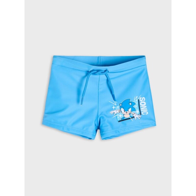 Sinsay - Plavkové šortky Sonic the Hedgehog - svetlomodrá 68374685