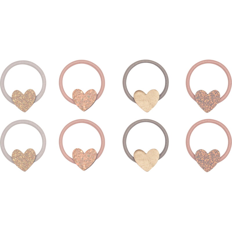 MIMI & LULA Gumičky do vlasov Teeny Heart mini – set 8 ks 68362372
