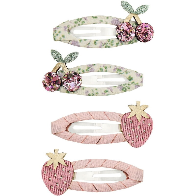 MIMI & LULA Sponky do vlasov Summer Fruit Clic Clacs – sada 4 ks 68362331