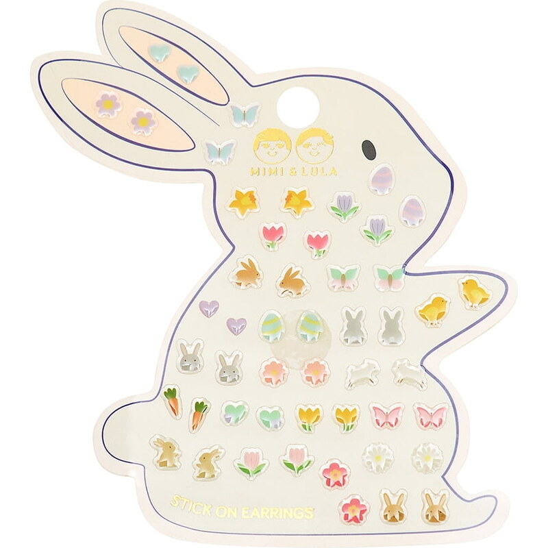 MIMI & LULA Nalepovacie náušnice Easter Bunny – 25 párov 68362344