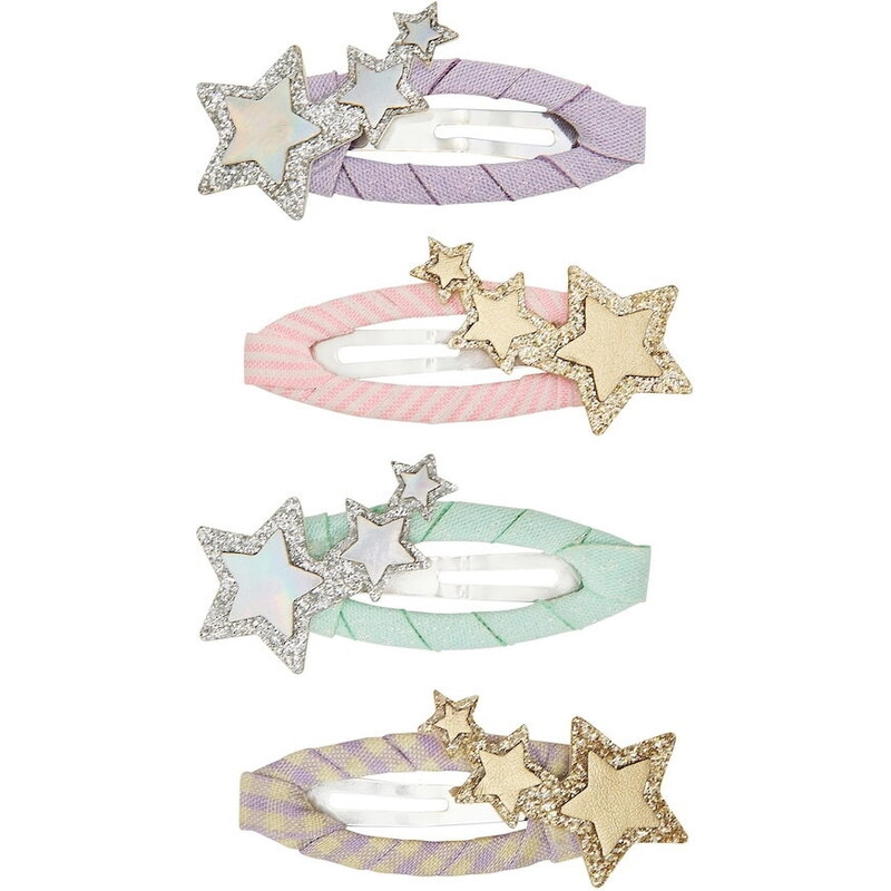 MIMI & LULA Sponky do vlasov Trailing Star Clic Clacs – set 4 ks 68362334