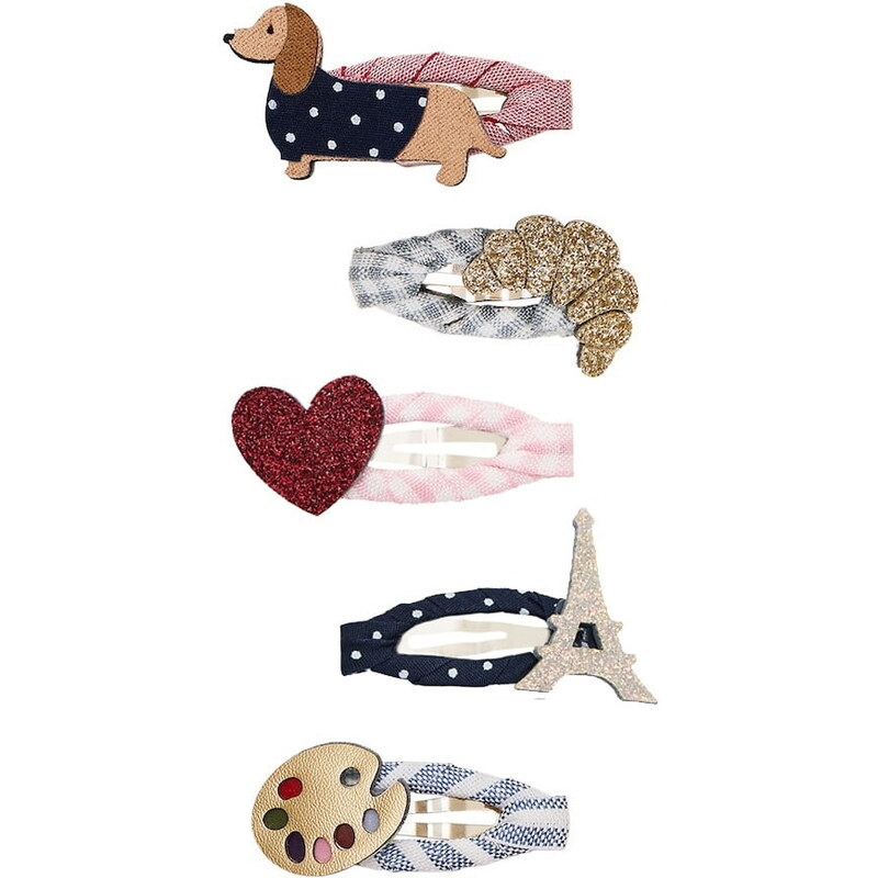 MIMI & LULA Sponky do vlasov Paris Clic Clacs Mini – set 5 ks 68362335