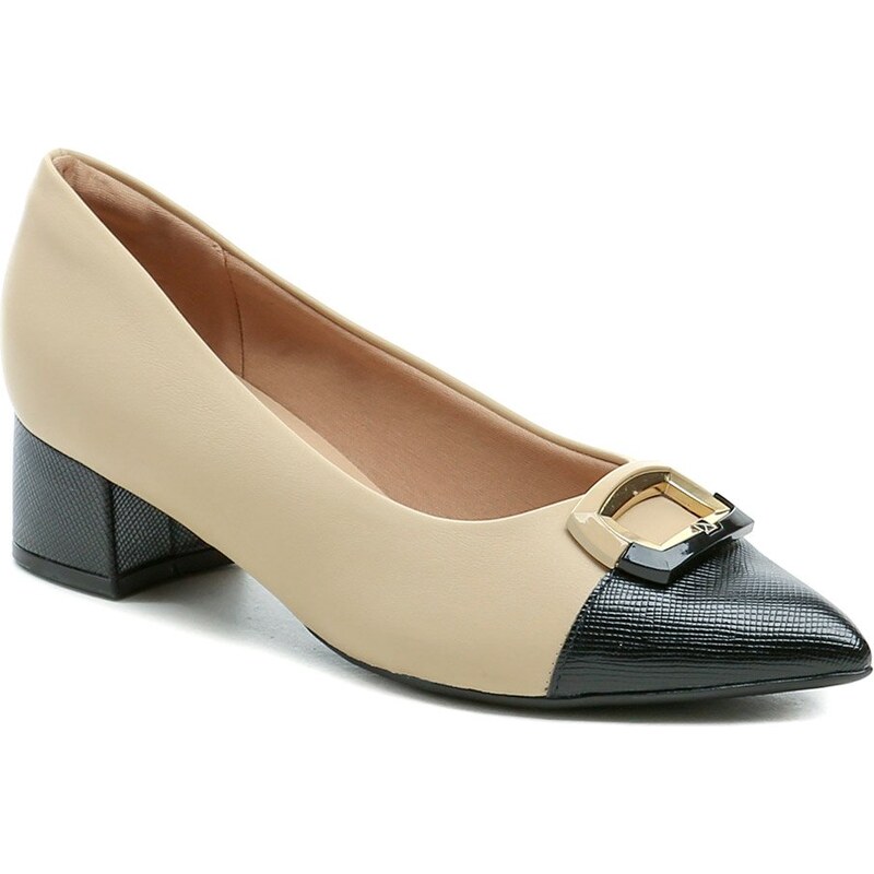 Piccadilly 739095-2 béžovo čierne dámske lodičky 68364718