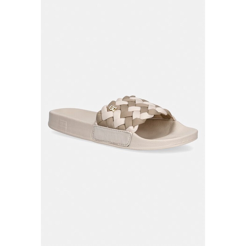 Tommy Hilfiger šľapky dámske TH BRAIDED POOL SLIDE 68365454