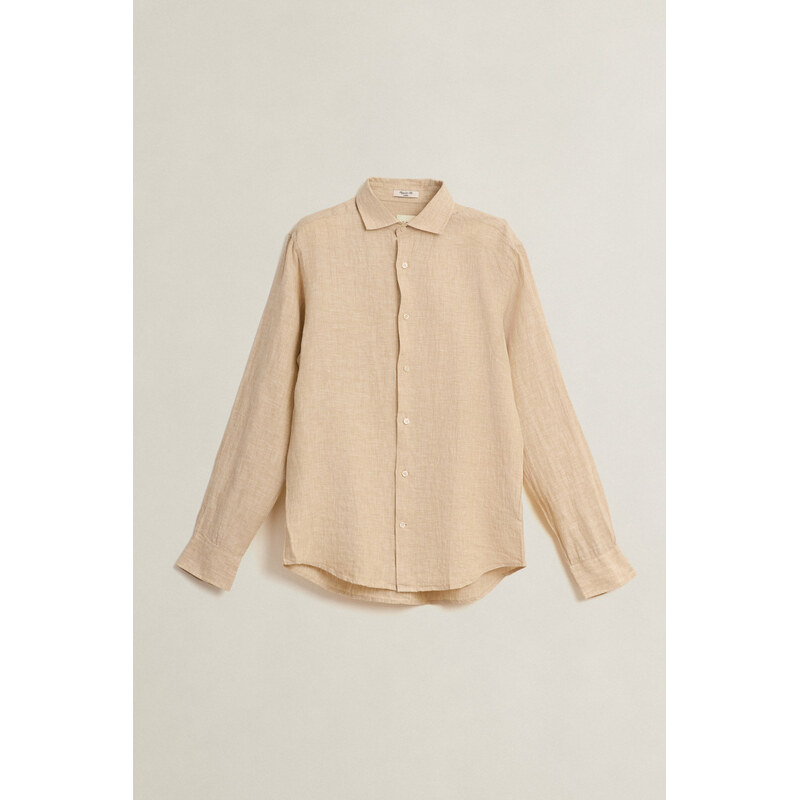 KOŠEĽA GANT REG LINEN SHIRT OAT BEIGE 67313165