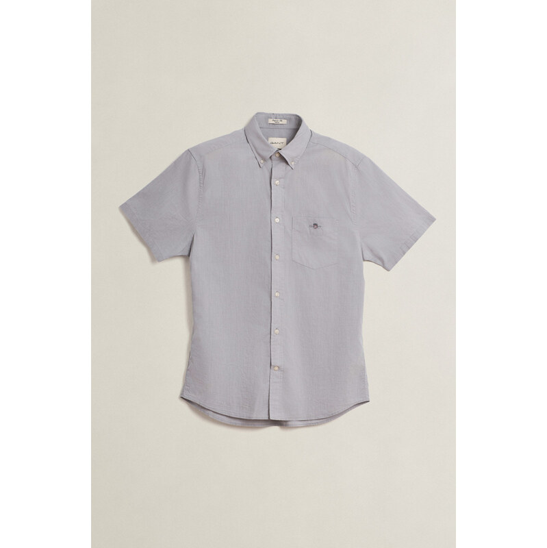 KOŠEĽA GANT REG CLASSIC POPLIN SS SHIRT LIGHT PUTTY 68369548