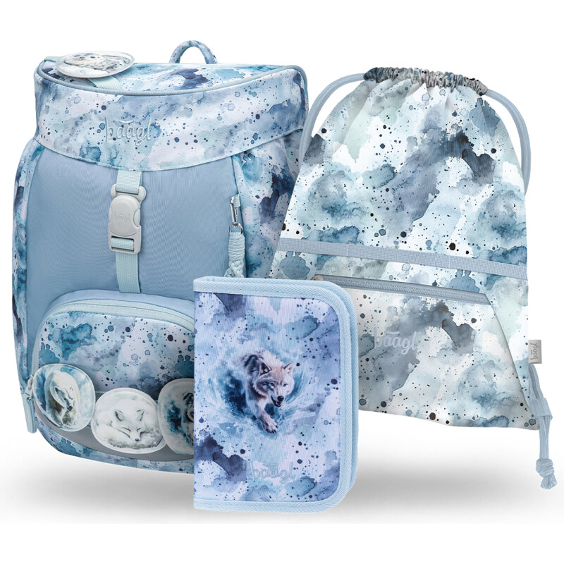 BAAGL SET 3 Airy Polar: batoh, penál, sáček GRS 68436566