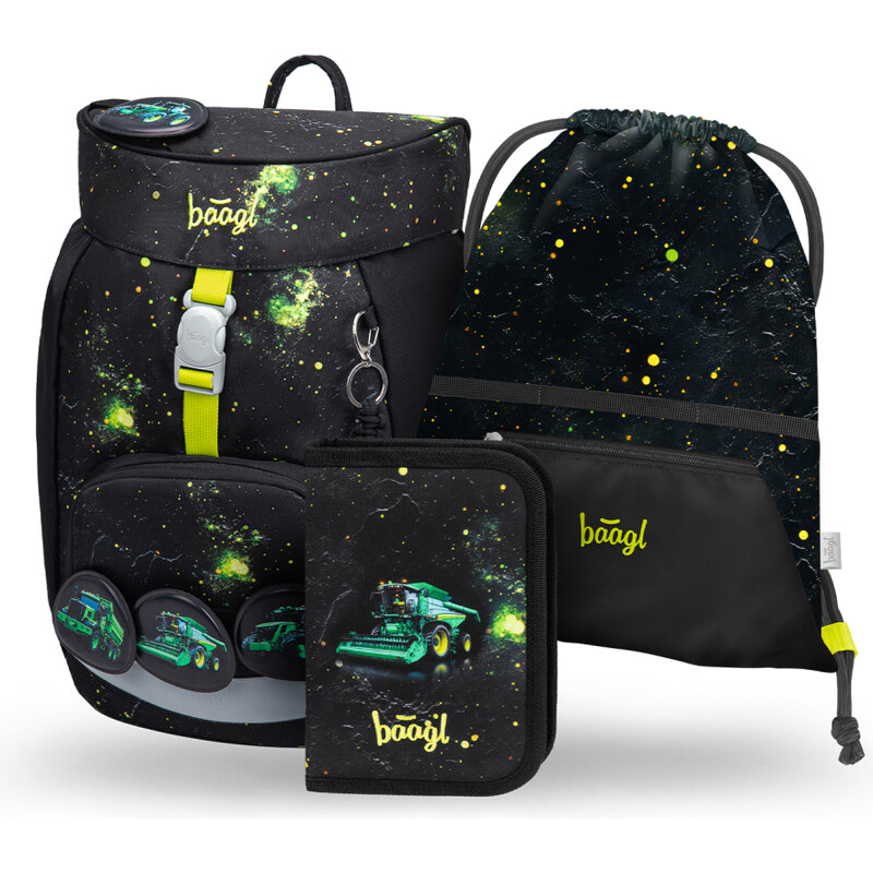 BAAGL SET 3 Airy Traktor: batoh, penál, sáček GRS 68436567