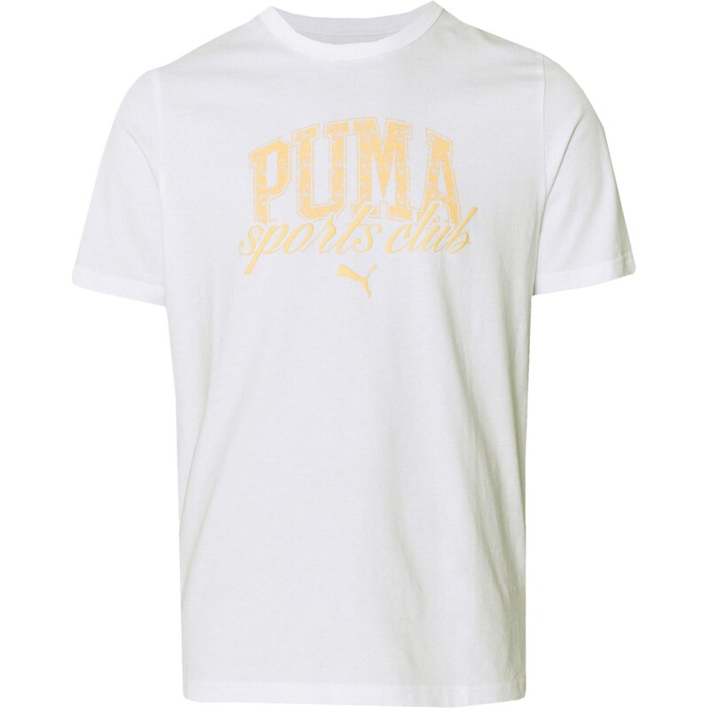 PUMA Funkčné tričko oranžová / biela 68382128