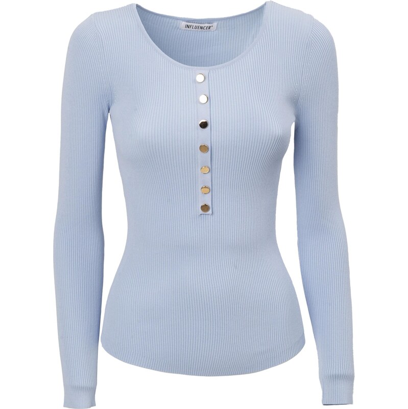 Influencer Sveter modrá 68382277