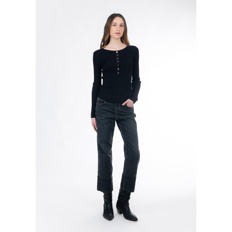 Influencer Sveter čierna 68382273