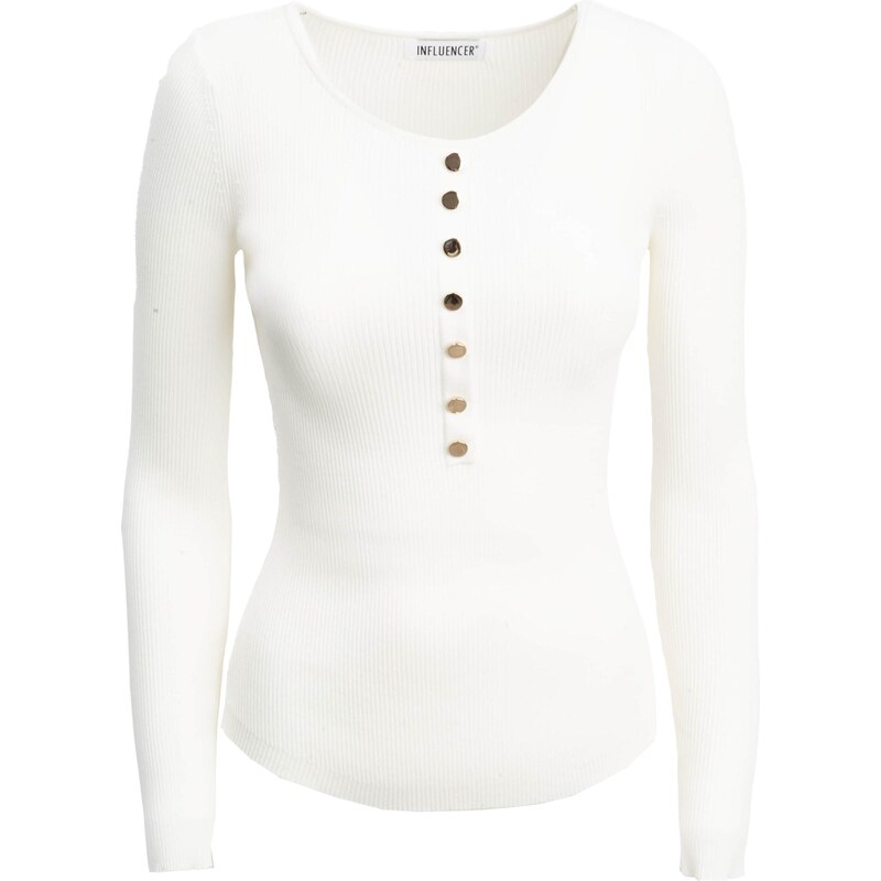 Influencer Sveter biela 68382274