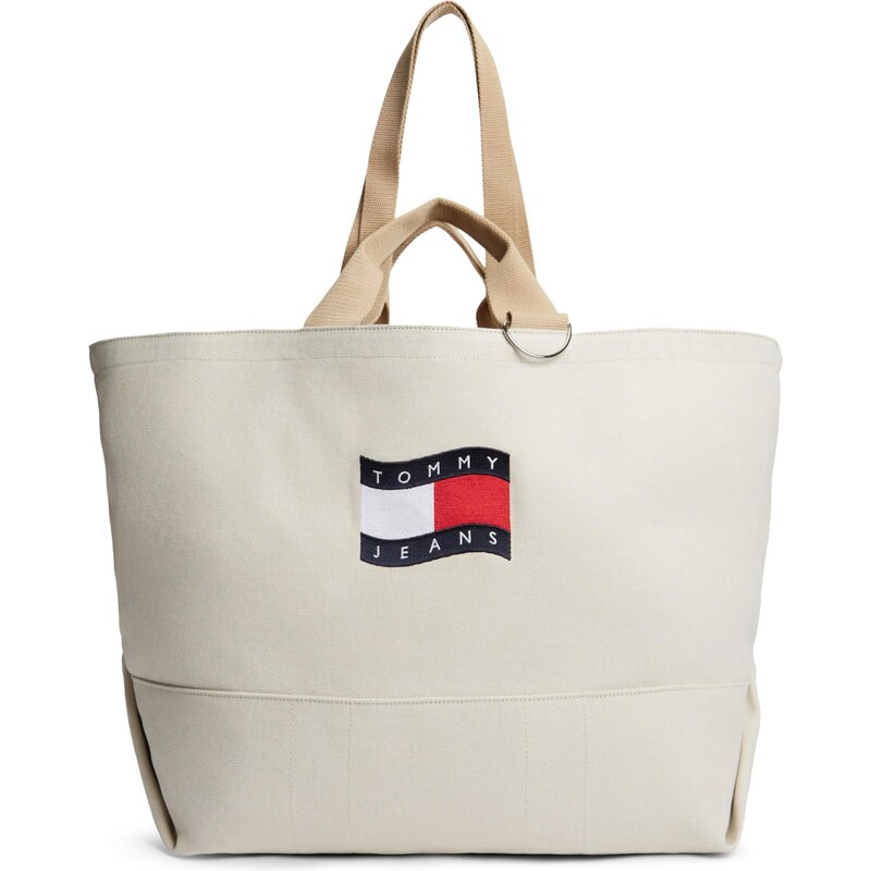 Tommy Jeans Shopper krémová / nebielená / námornícka modrá / jasne 68382288