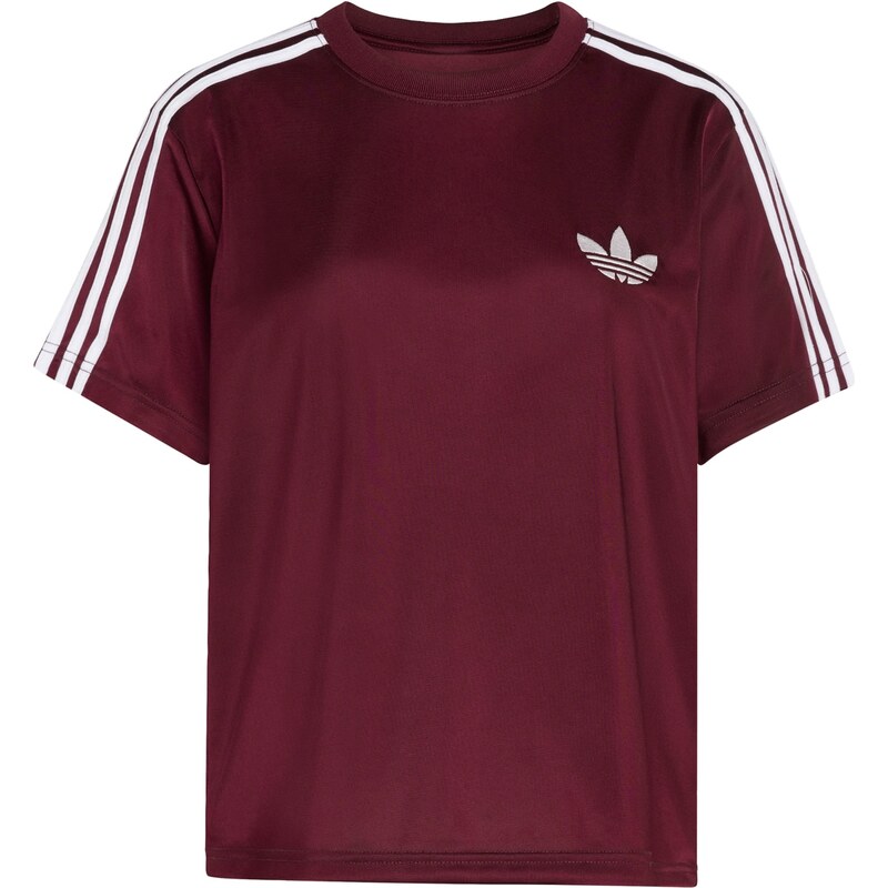 ADIDAS ORIGINALS Tričko Firebird vínovo červená / biela 68382305