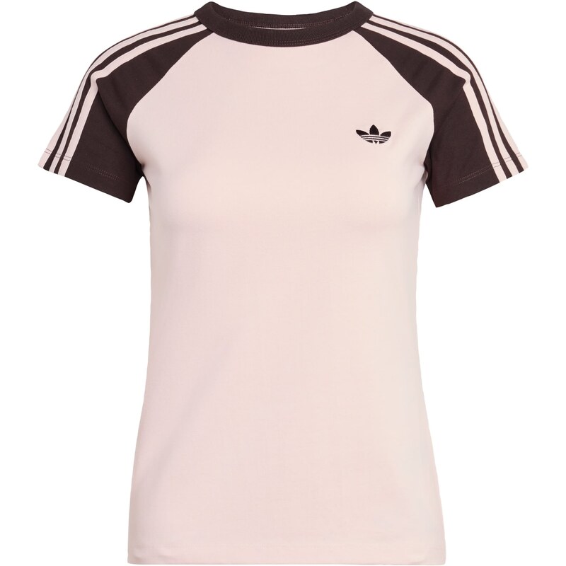 ADIDAS ORIGINALS Tričko tmavohnedá / pastelovo ružová 68382306