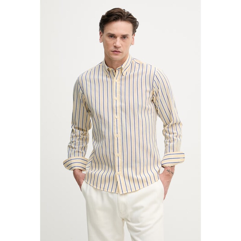 United Colors of Benetton košeľa pánska bavlnená 68374939