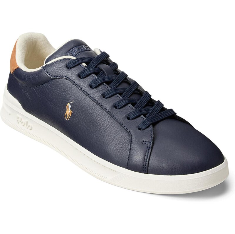 Polo Ralph Lauren Nízke tenisky HRT CRT II námornícka modrá / koňaková 68382581
