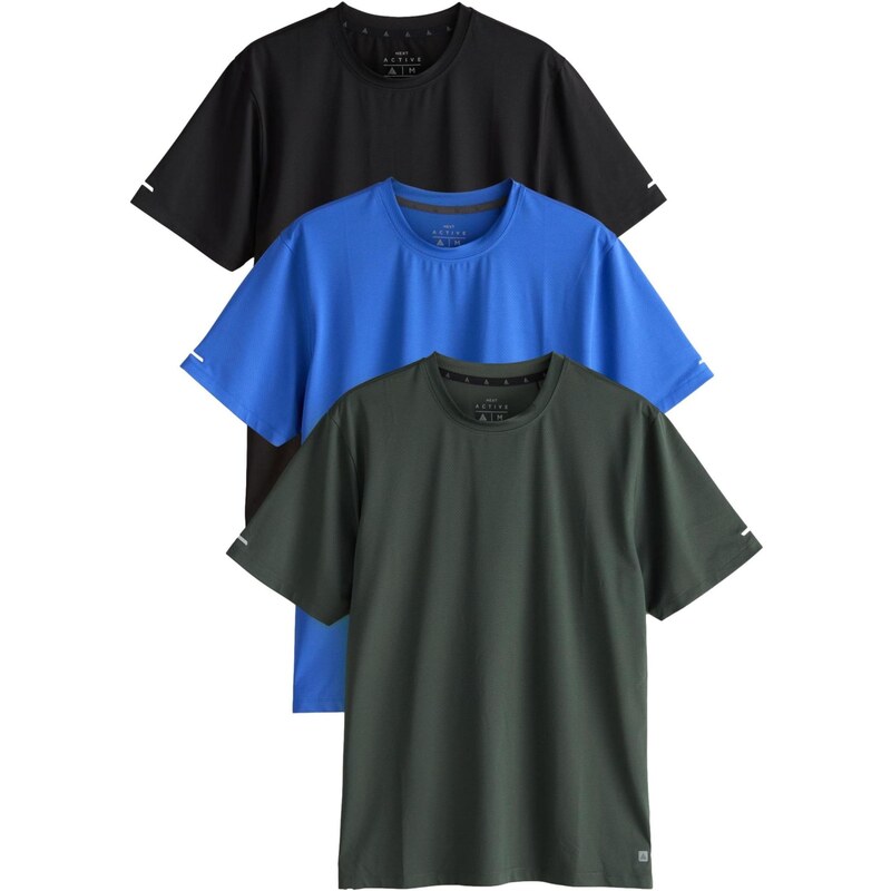 Next Funkčné tričko Active svetlomodrá / tmavozelená / čierna 68382688