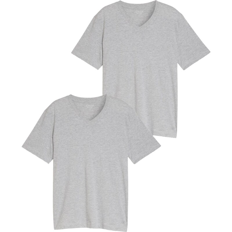 TOM TAILOR Tričko sivá melírovaná 68382694