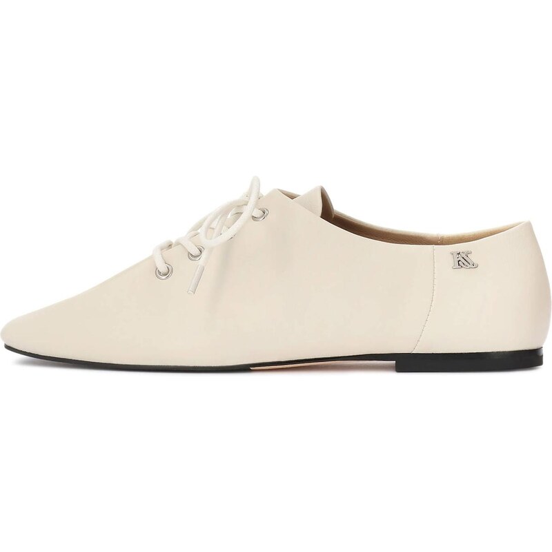 Kazar Studio Šnurovacie topánky šedobiela 68382707