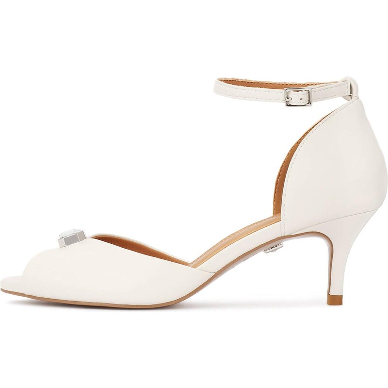 Kazar Remienkové sandále šedobiela 68382709